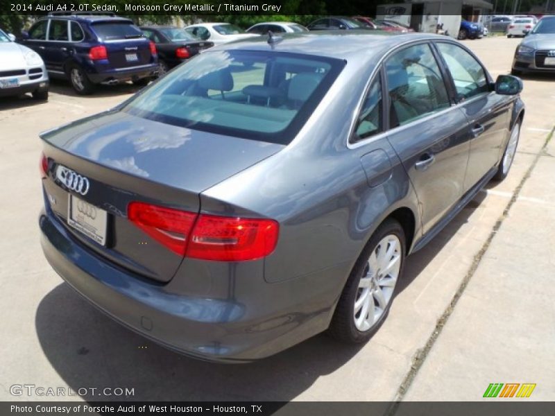 Monsoon Grey Metallic / Titanium Grey 2014 Audi A4 2.0T Sedan