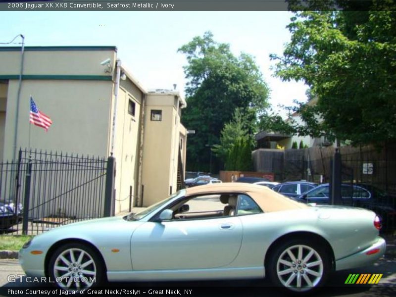 Seafrost Metallic / Ivory 2006 Jaguar XK XK8 Convertible