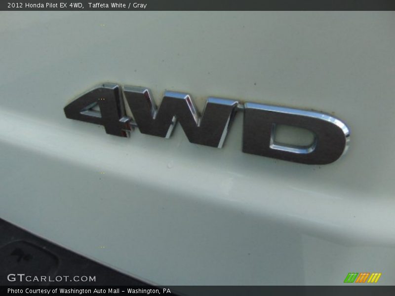Taffeta White / Gray 2012 Honda Pilot EX 4WD