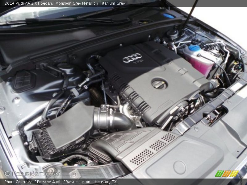 Monsoon Grey Metallic / Titanium Grey 2014 Audi A4 2.0T Sedan