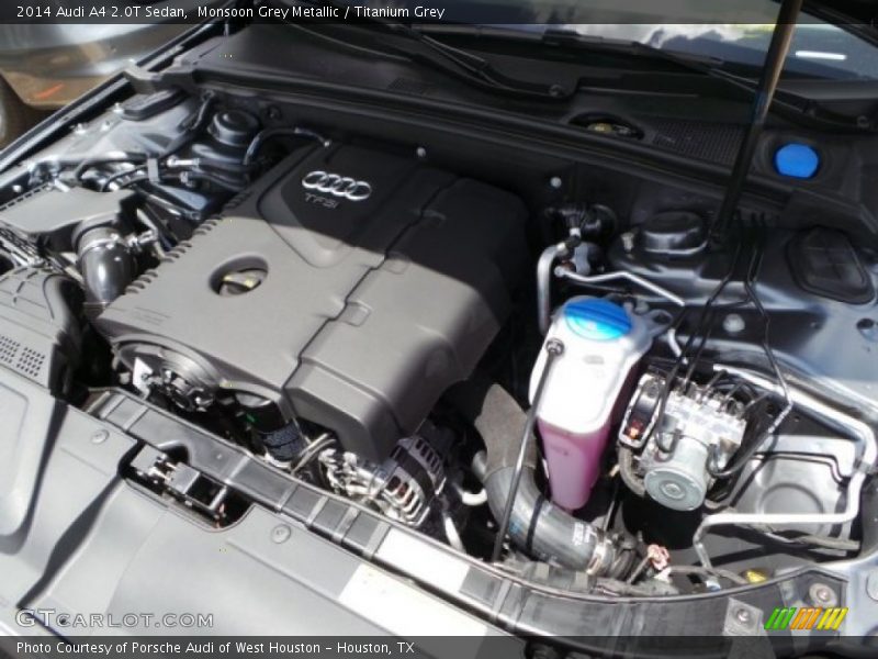 Monsoon Grey Metallic / Titanium Grey 2014 Audi A4 2.0T Sedan