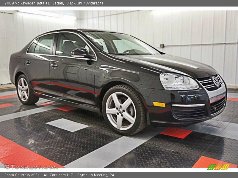 Black Uni / Anthracite 2009 Volkswagen Jetta TDI Sedan