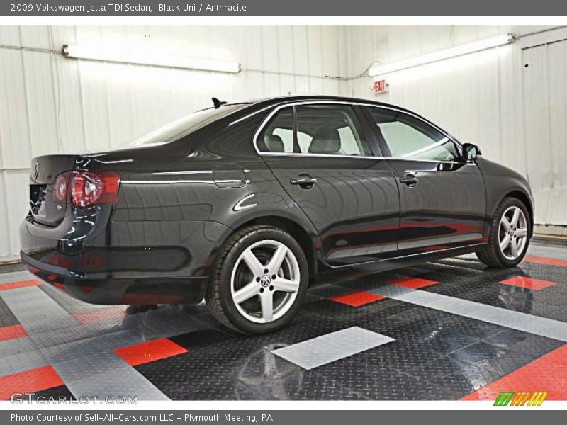 Black Uni / Anthracite 2009 Volkswagen Jetta TDI Sedan