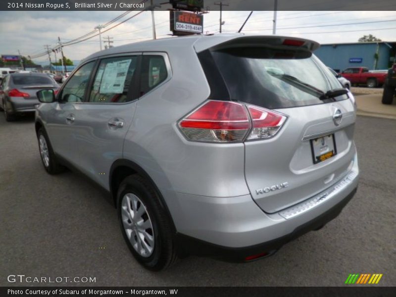 Brilliant Silver / Charcoal 2014 Nissan Rogue S