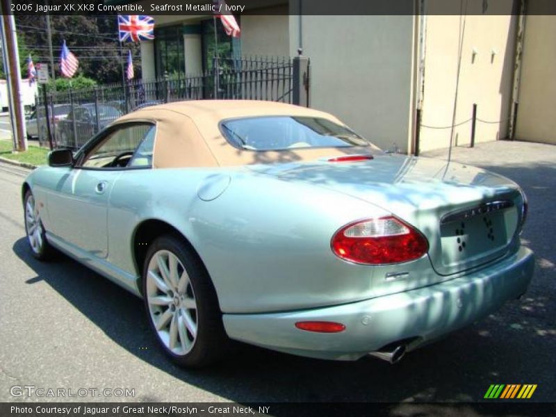 Seafrost Metallic / Ivory 2006 Jaguar XK XK8 Convertible