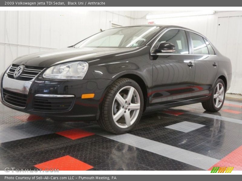 Black Uni / Anthracite 2009 Volkswagen Jetta TDI Sedan