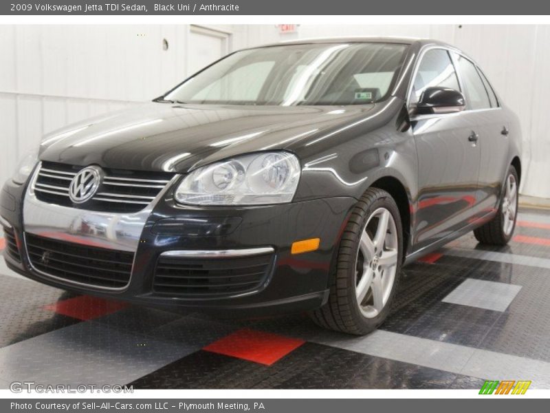 Black Uni / Anthracite 2009 Volkswagen Jetta TDI Sedan