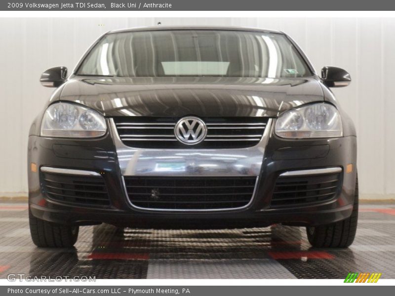 Black Uni / Anthracite 2009 Volkswagen Jetta TDI Sedan