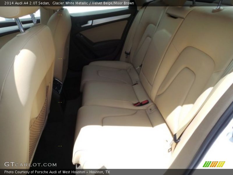 Glacier White Metallic / Velvet Beige/Moor Brown 2014 Audi A4 2.0T Sedan