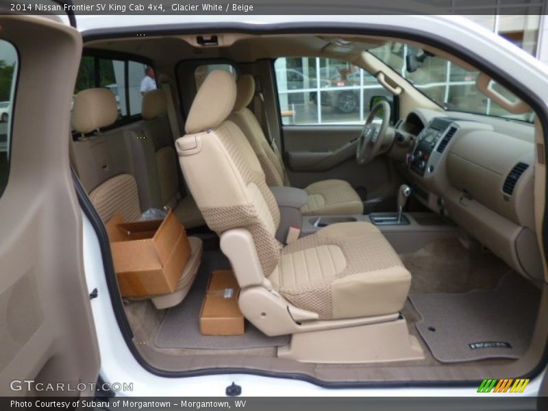  2014 Frontier SV King Cab 4x4 Beige Interior