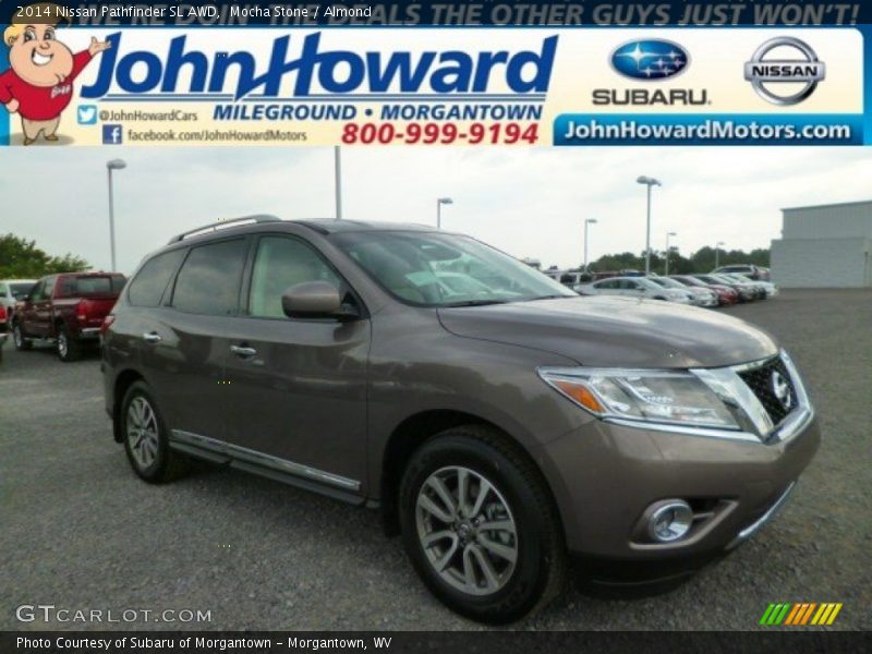 Mocha Stone / Almond 2014 Nissan Pathfinder SL AWD