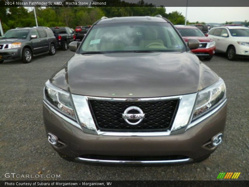 Mocha Stone / Almond 2014 Nissan Pathfinder SL AWD
