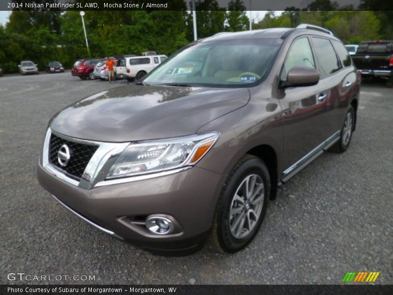 Mocha Stone / Almond 2014 Nissan Pathfinder SL AWD