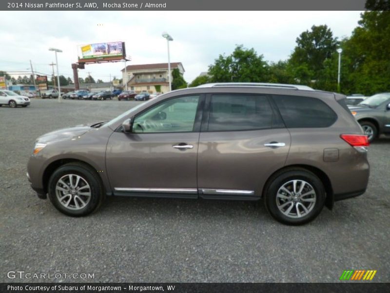 Mocha Stone / Almond 2014 Nissan Pathfinder SL AWD