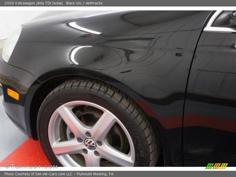 Black Uni / Anthracite 2009 Volkswagen Jetta TDI Sedan