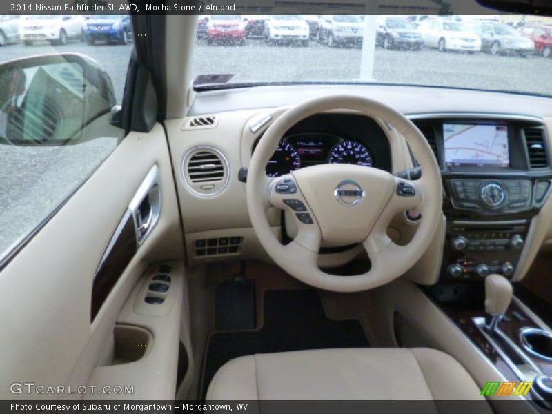 Mocha Stone / Almond 2014 Nissan Pathfinder SL AWD