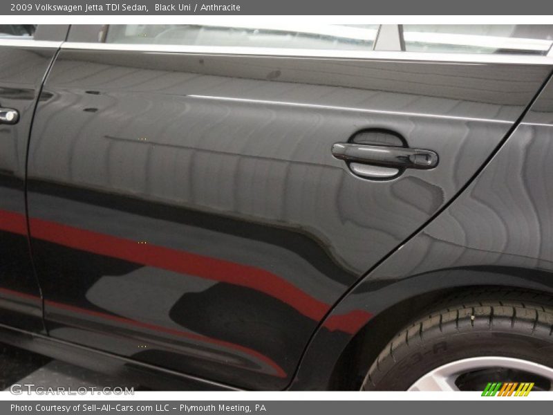 Black Uni / Anthracite 2009 Volkswagen Jetta TDI Sedan