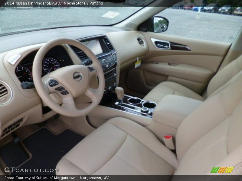 Mocha Stone / Almond 2014 Nissan Pathfinder SL AWD