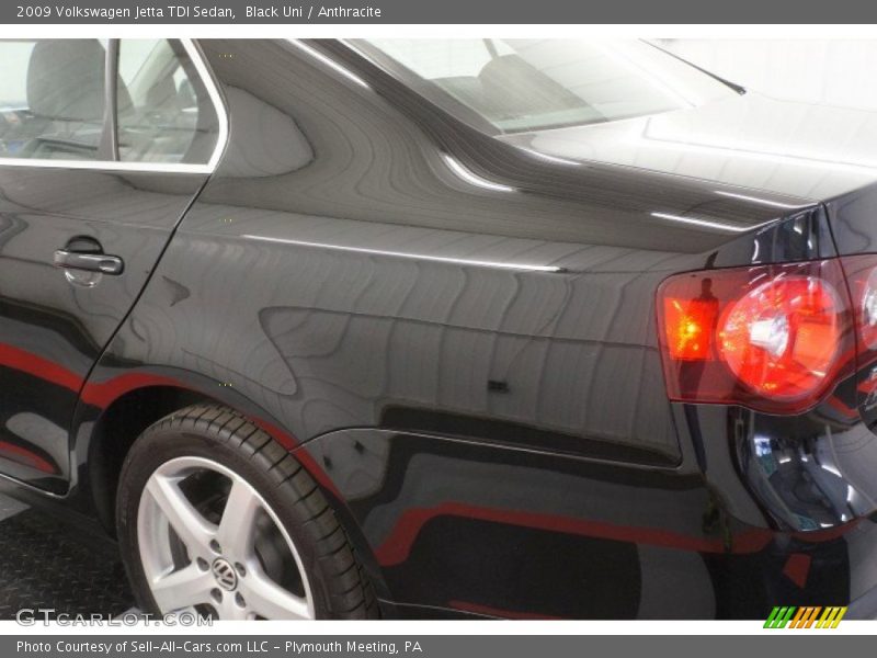 Black Uni / Anthracite 2009 Volkswagen Jetta TDI Sedan