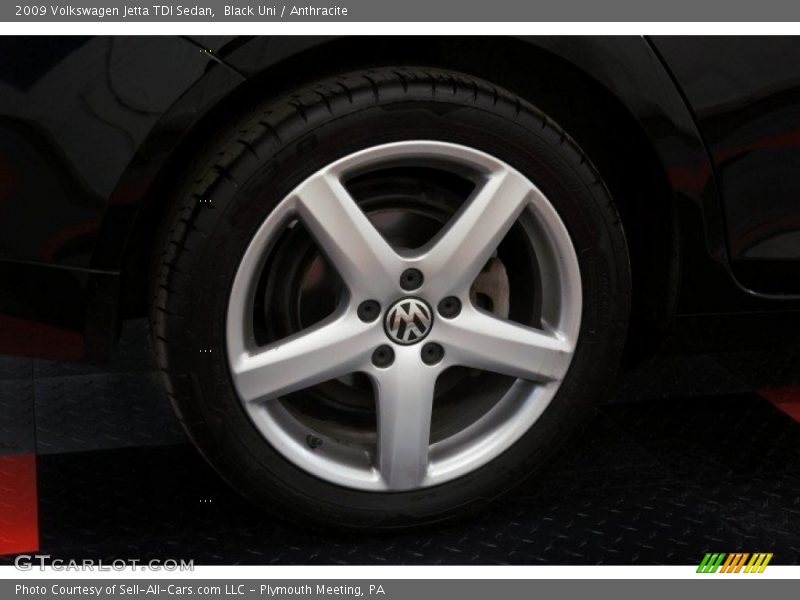 Black Uni / Anthracite 2009 Volkswagen Jetta TDI Sedan