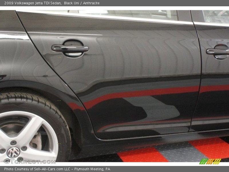 Black Uni / Anthracite 2009 Volkswagen Jetta TDI Sedan