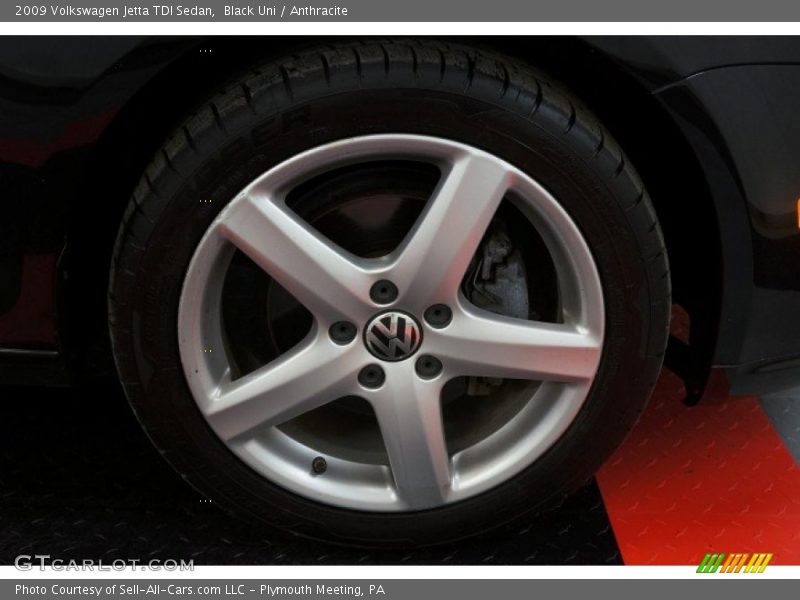 Black Uni / Anthracite 2009 Volkswagen Jetta TDI Sedan