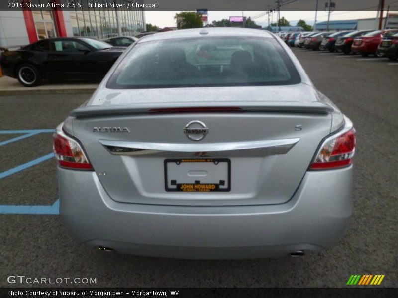 Brilliant Silver / Charcoal 2015 Nissan Altima 2.5 S