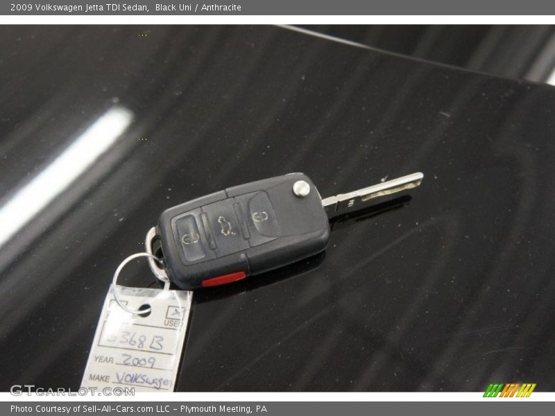 Black Uni / Anthracite 2009 Volkswagen Jetta TDI Sedan