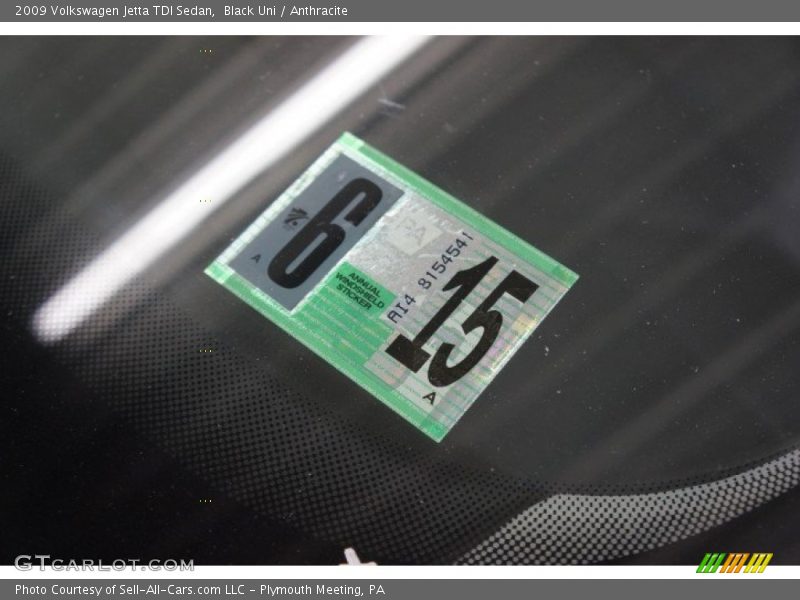 Black Uni / Anthracite 2009 Volkswagen Jetta TDI Sedan