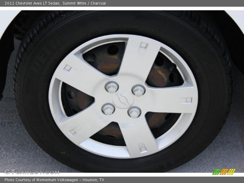 Summit White / Charcoal 2011 Chevrolet Aveo LT Sedan