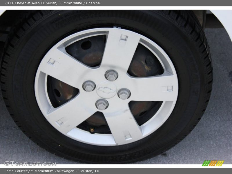 Summit White / Charcoal 2011 Chevrolet Aveo LT Sedan