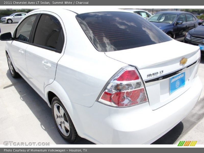 Summit White / Charcoal 2011 Chevrolet Aveo LT Sedan