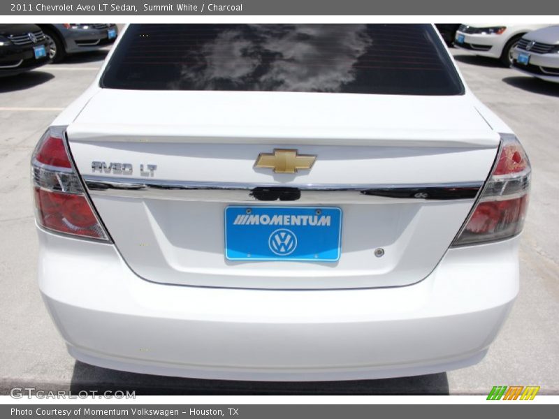 Summit White / Charcoal 2011 Chevrolet Aveo LT Sedan