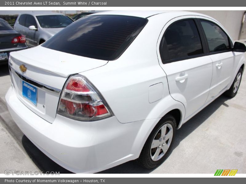 Summit White / Charcoal 2011 Chevrolet Aveo LT Sedan