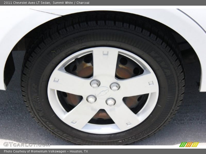 Summit White / Charcoal 2011 Chevrolet Aveo LT Sedan