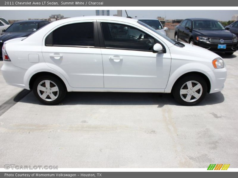 Summit White / Charcoal 2011 Chevrolet Aveo LT Sedan