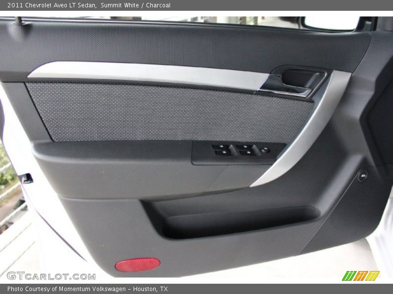 Summit White / Charcoal 2011 Chevrolet Aveo LT Sedan