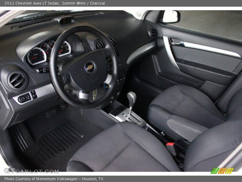 Summit White / Charcoal 2011 Chevrolet Aveo LT Sedan