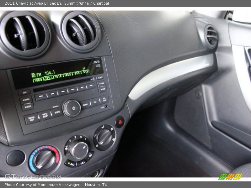 Summit White / Charcoal 2011 Chevrolet Aveo LT Sedan