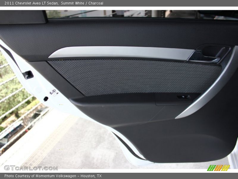 Summit White / Charcoal 2011 Chevrolet Aveo LT Sedan