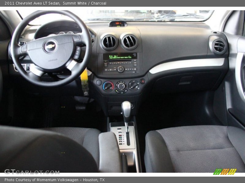 Summit White / Charcoal 2011 Chevrolet Aveo LT Sedan