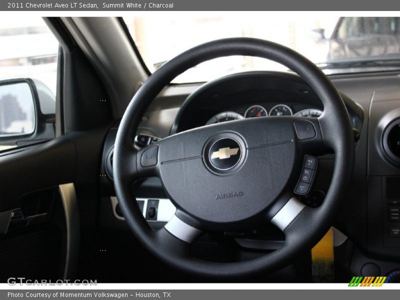Summit White / Charcoal 2011 Chevrolet Aveo LT Sedan