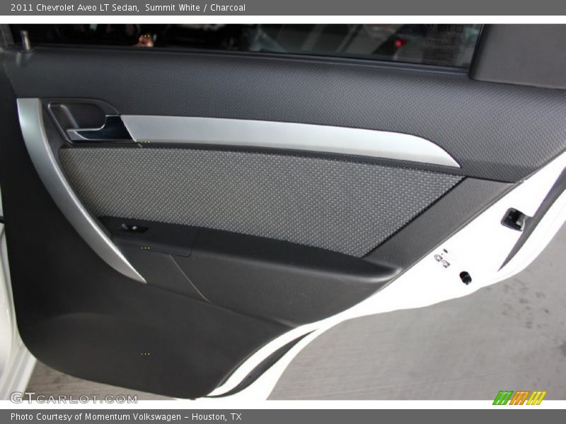 Summit White / Charcoal 2011 Chevrolet Aveo LT Sedan