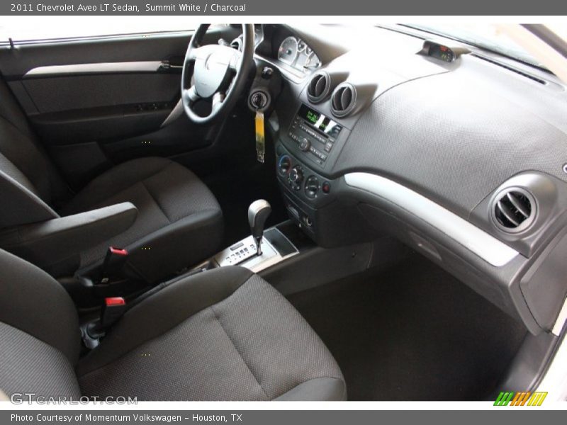 Summit White / Charcoal 2011 Chevrolet Aveo LT Sedan