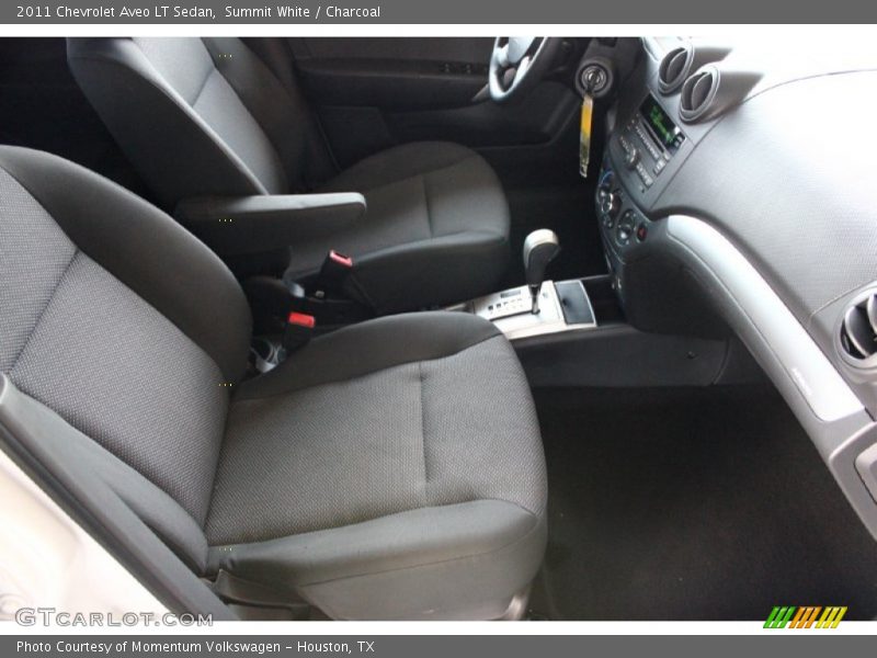 Summit White / Charcoal 2011 Chevrolet Aveo LT Sedan