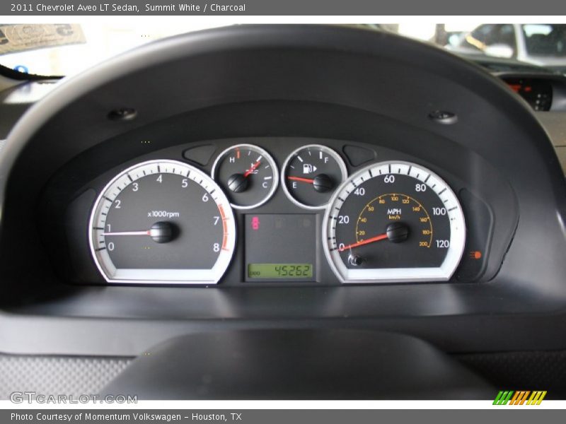 Summit White / Charcoal 2011 Chevrolet Aveo LT Sedan