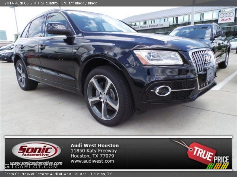 Brilliant Black / Black 2014 Audi Q5 3.0 TFSI quattro
