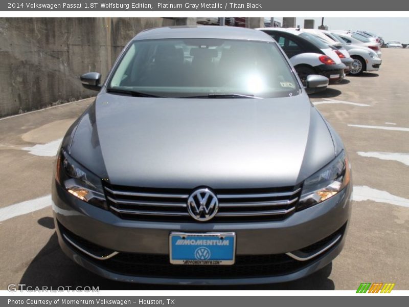 Platinum Gray Metallic / Titan Black 2014 Volkswagen Passat 1.8T Wolfsburg Edition