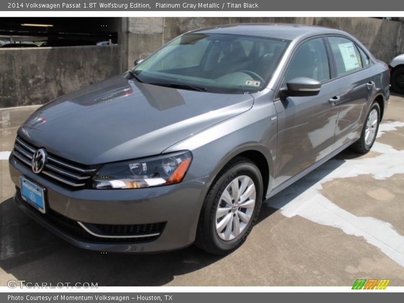 Platinum Gray Metallic / Titan Black 2014 Volkswagen Passat 1.8T Wolfsburg Edition