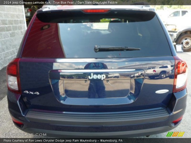 True Blue Pearl / Dark Slate Gray/Light Pebble 2014 Jeep Compass Latitude 4x4